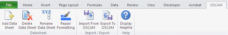 Import/Export Tool Excel 2010 Ribbon